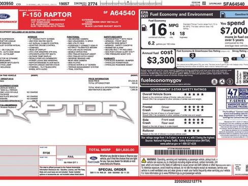 Used 2025 Ford F150 Raptor image 34