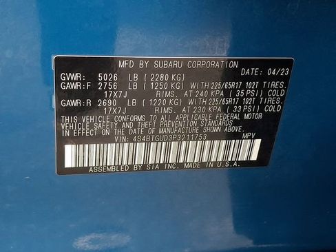 Used 2023 Subaru Outback Wilderness AWD/4WD image 30
