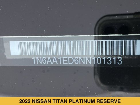 Used 2022 Nissan Titan Platinum Reserve w/ Moonroof Package AWD/4WD image 18