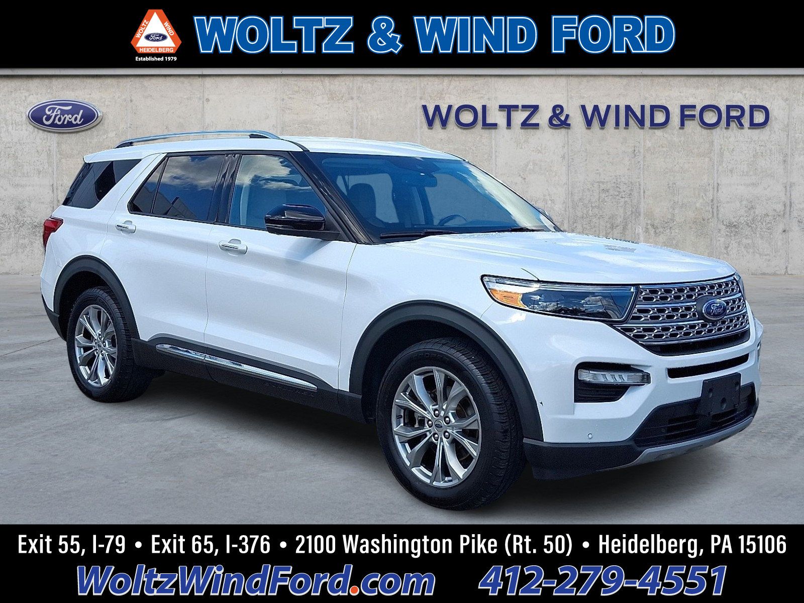 Used 2021 Ford Explorer Limited w/ Equipment Group 301A AWD/4WD image 1