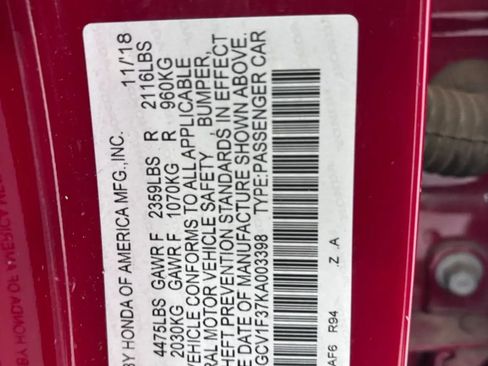 Used 2019 Honda Accord Sport image 51