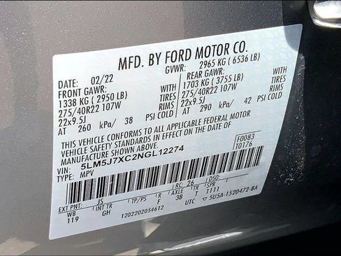 Used 2022 Lincoln Aviator Reserve w/ Equipment Group 201A AWD/4WD image 18
