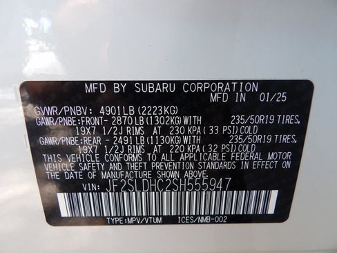 Certified 2025 Subaru Forester Sport w/ Popular Package #1 AWD/4WD image 32