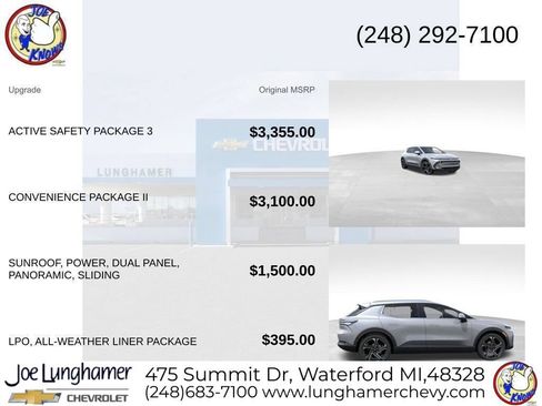 New 2026 Chevrolet Equinox EV LT w/ Active Safety Package 3 FWD image 12