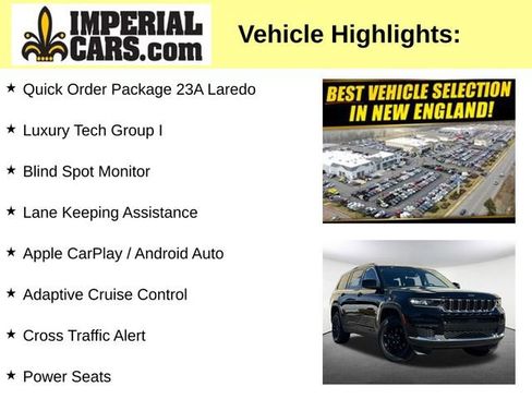 Used 2023 Jeep Grand Cherokee L Laredo w/ Luxury Tech Group I image 7