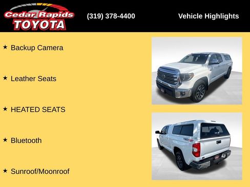Used 2018 Toyota Tundra Limited AWD/4WD image 14
