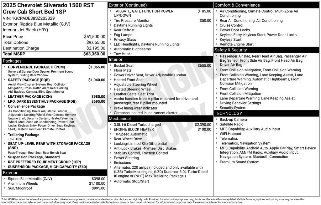 Used 2025 Chevrolet Silverado 1500 RST w/ Convenience Package II RWD image 7
