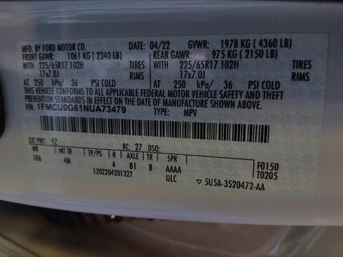 Used 2022 Ford Escape SE FWD image 33