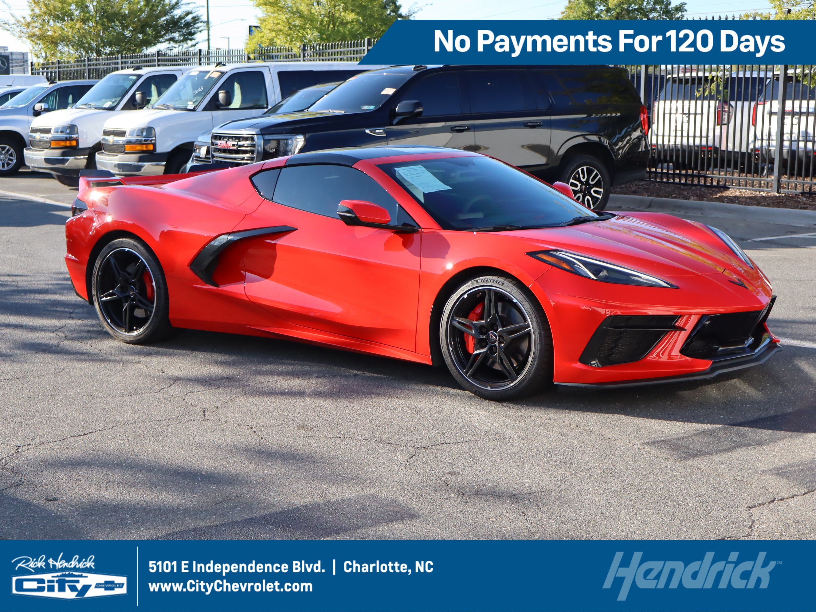 Used 2020 Chevrolet Corvette Stingray Preferred Cpe w/ 2LT Preferred Equipment Group RWD image 1