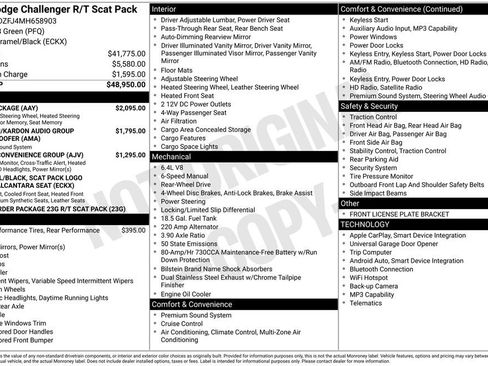 Used 2021 Dodge Challenger R/T Scat Pack w/ Plus Package RWD image 38
