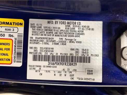 Used 2015 Ford Fusion Titanium image 41