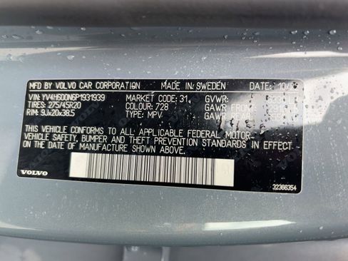 Certified 2023 Volvo XC90 T8 Plus w/ Protection Package Premier image 19