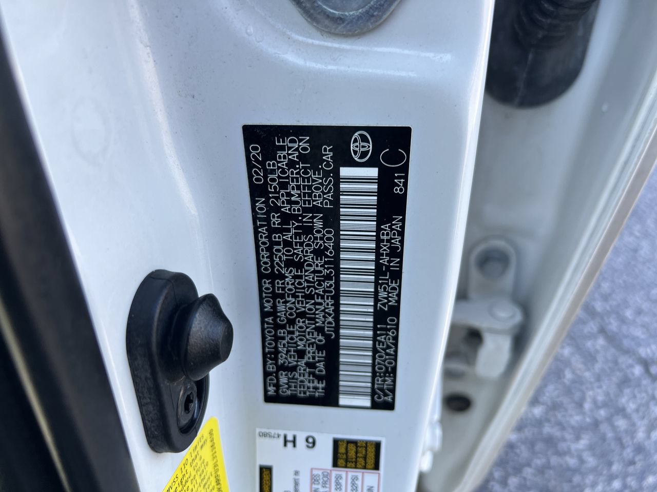Used 2020 Toyota Prius Limited FWD image 37