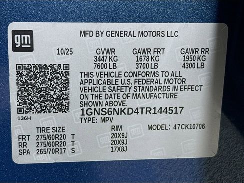 New 2026 Chevrolet Tahoe LT w/ Comfort Package image 33