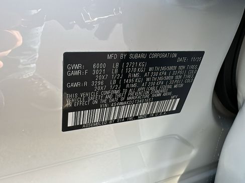 New 2026 Subaru Ascent Touring image 30