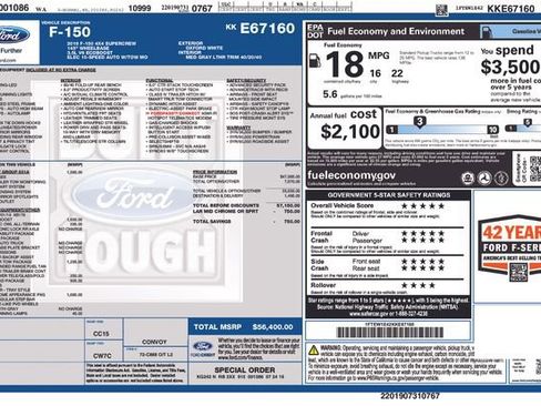 Certified 2019 Ford F150 Lariat AWD/4WD image 5