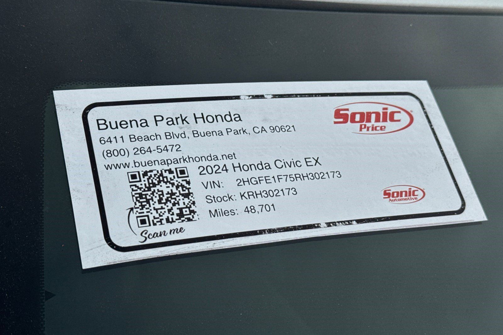 Used 2024 Honda Civic EX image 26