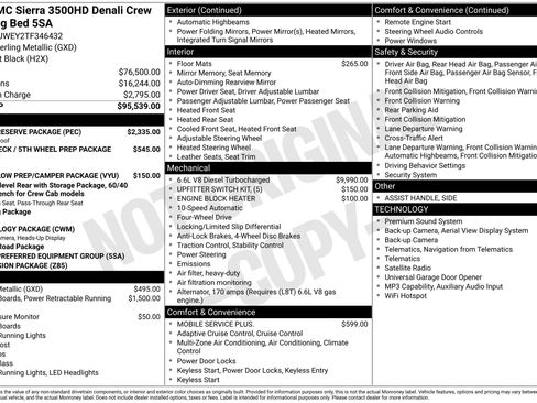 New 2026 GMC Sierra 3500 Denali w/ Denali Reserve Package AWD/4WD image 50