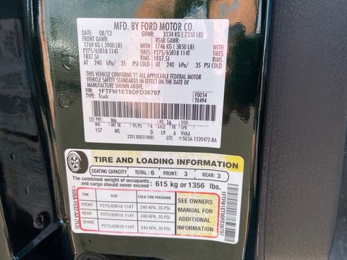 Used 2013 Ford F150 XLT w/ Luxury Equipment Group AWD/4WD image 14