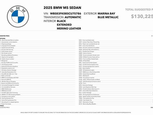 Used 2025 BMW M5 w/ Carbon Package AWD/4WD image 24