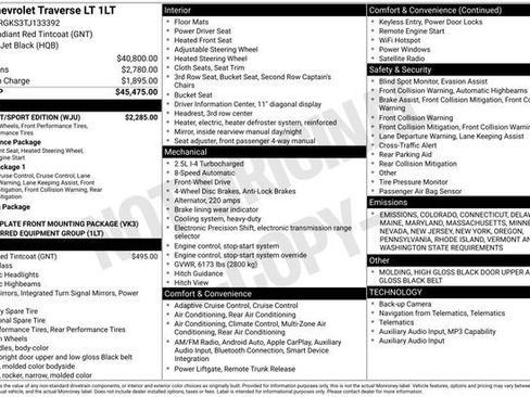 New 2026 Chevrolet Traverse LT w/ Midnight/Sport Edition image 5