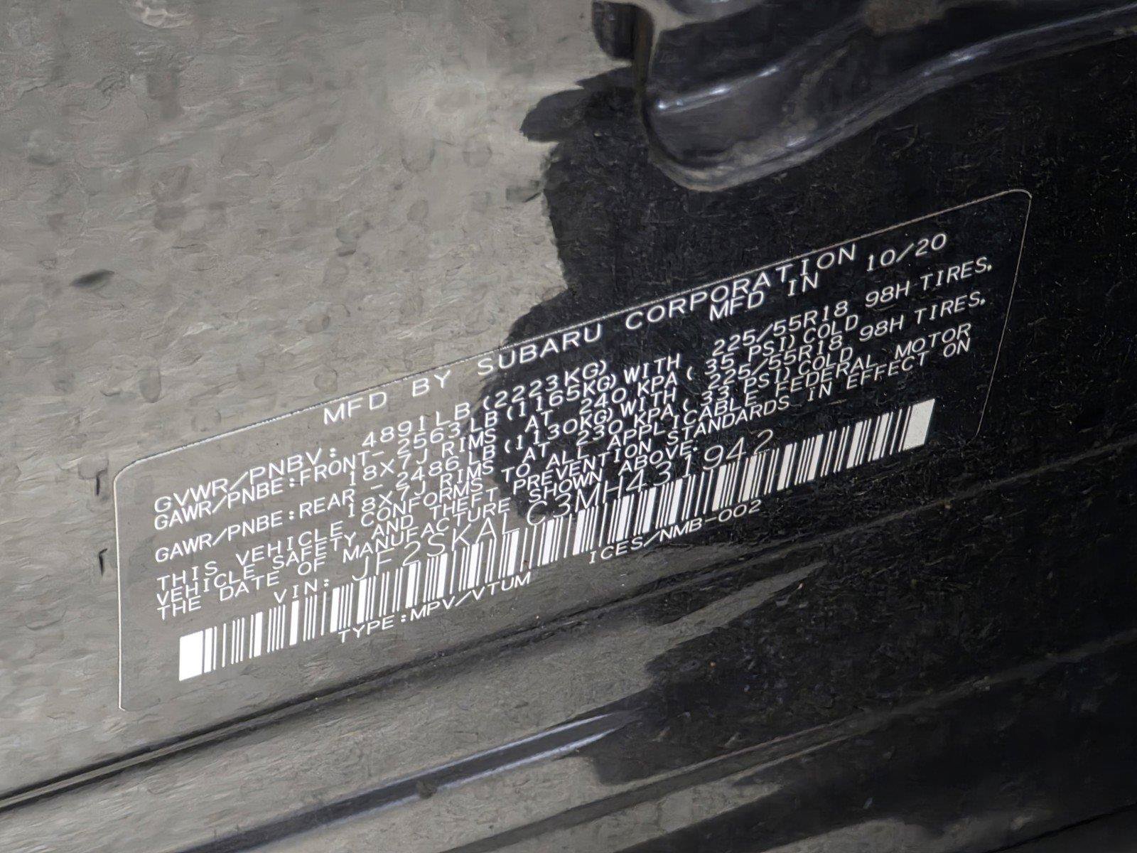 Used 2021 Subaru Forester Sport w/ Popular Package #2 AWD/4WD image 22