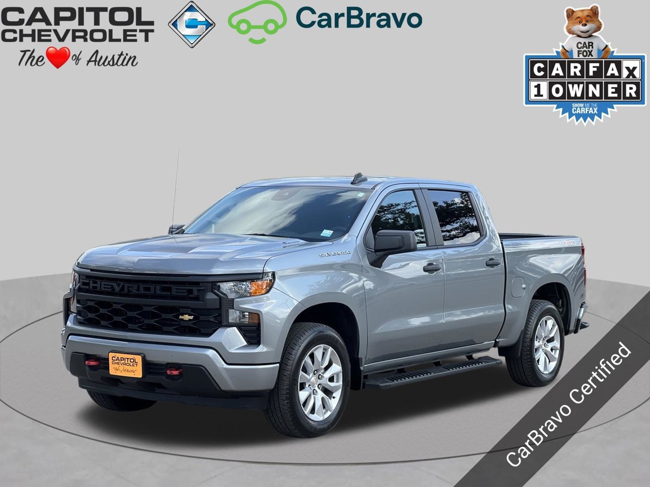 Certified 2026 Chevrolet Silverado 1500 Custom AWD/4WD image 1