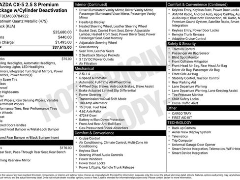 New 2025 MAZDA CX-5 AWD 2.5 S w/ Premium Plus Pkg image 22