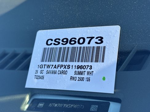 New 2025 GMC Savana 2500 w/ Driver Convenience Package image 37