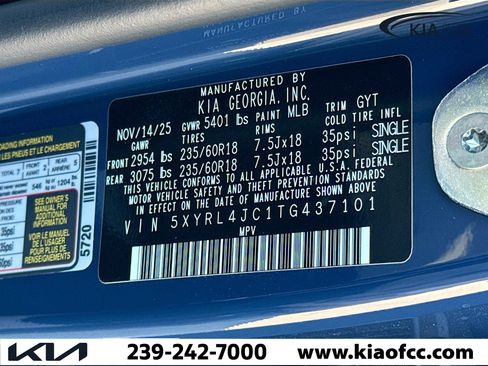 New 2026 Kia Sorento S image 40