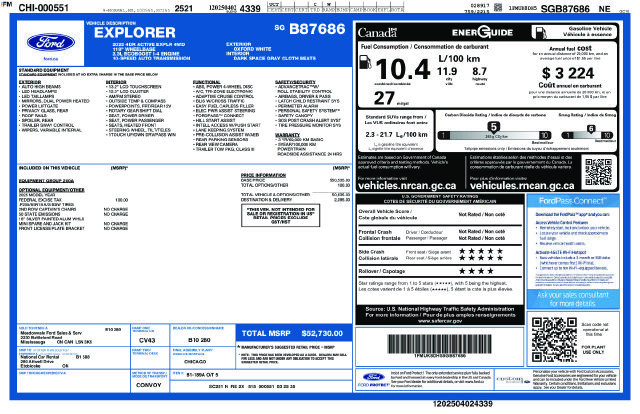 Used 2025 Ford Explorer Active AWD/4WD image 6