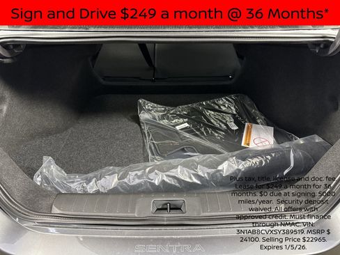 New 2025 Nissan Sentra SV w/ All-Weather Package image 33