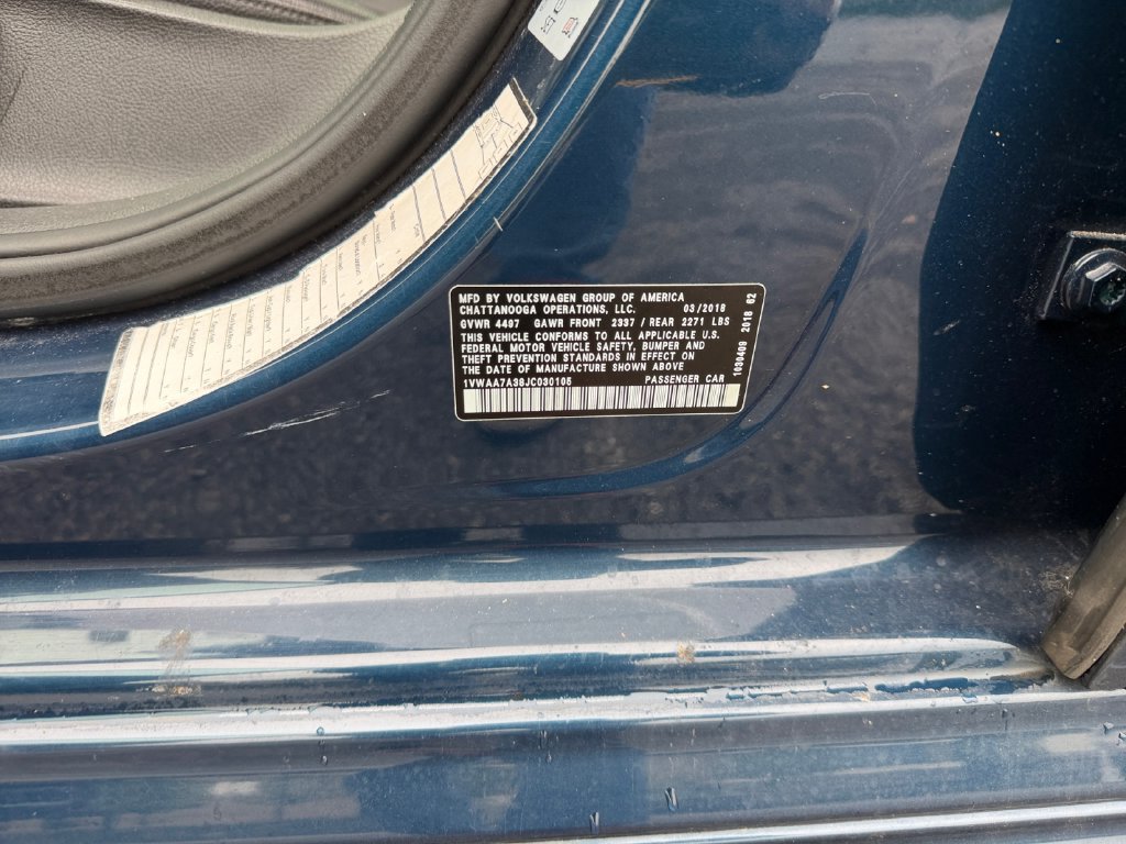 Used 2018 Volkswagen Passat 2.0T S FWD image 25