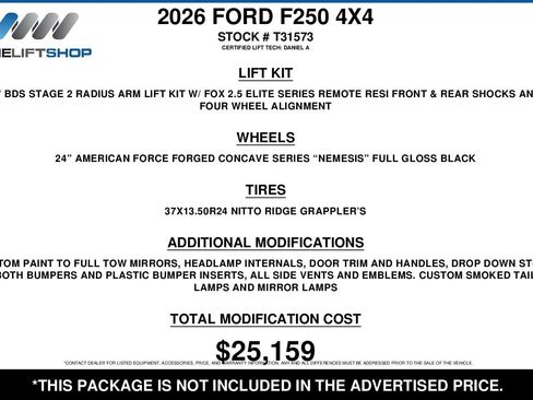 Used 2026 Ford F250 King Ranch w/ Chrome Package image 2