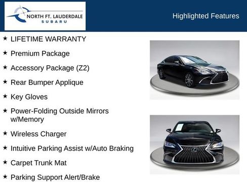 Used 2023 Lexus ES 350 w/ Premium Package FWD image 7