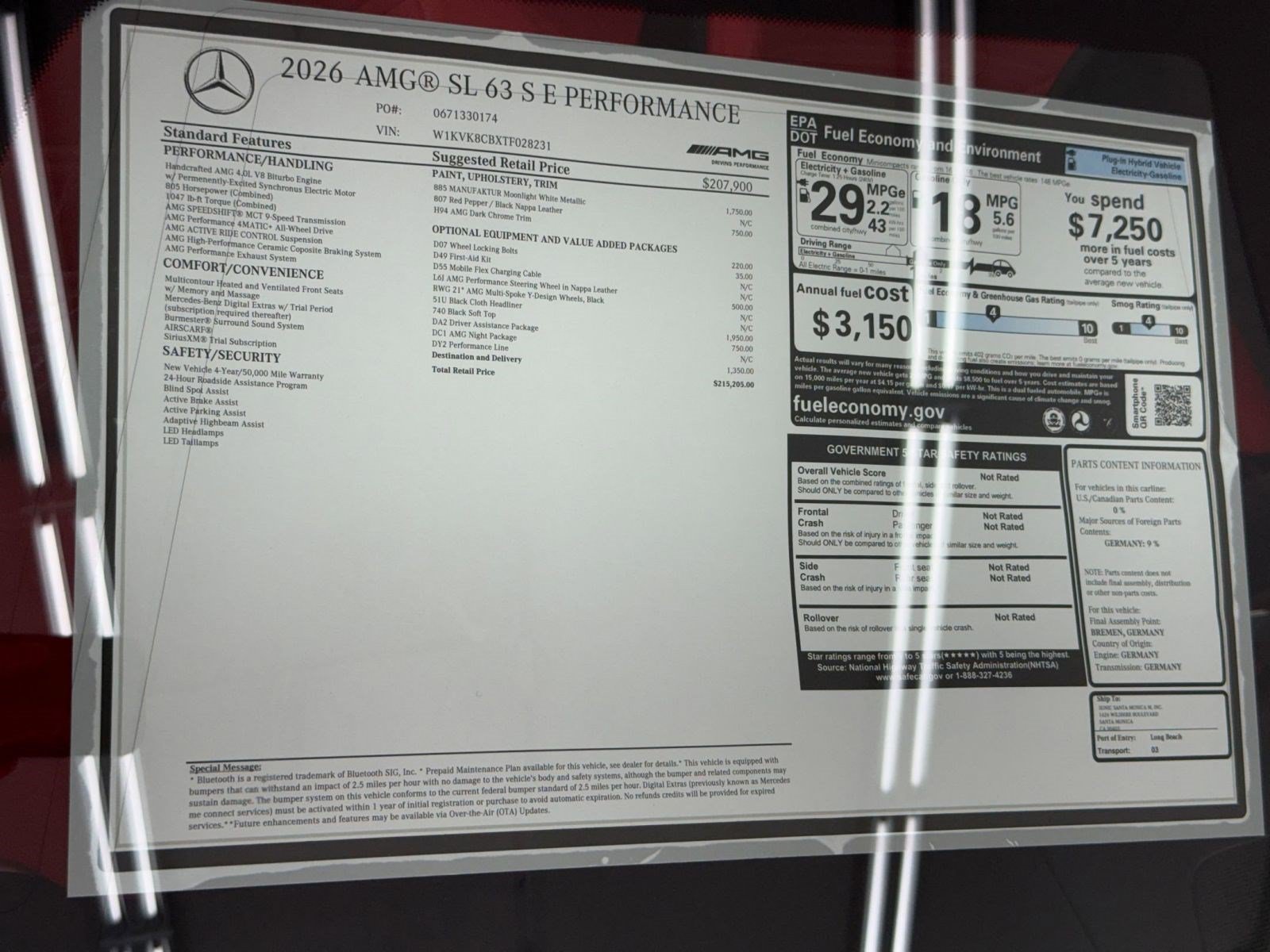 New 2026 Mercedes-Benz SL 63 AMG S e Performance 4MATIC image 34