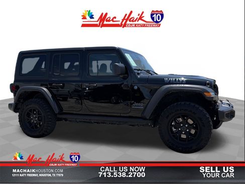 Used 2025 Jeep Wrangler Unlimited Sport S 4xe AWD/4WD image 1