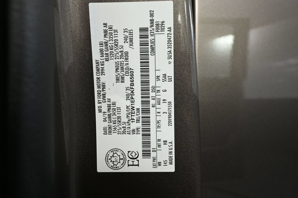 Used 2019 Ford F150 Lariat w/ Equipment Group 502A Luxury AWD/4WD image 44