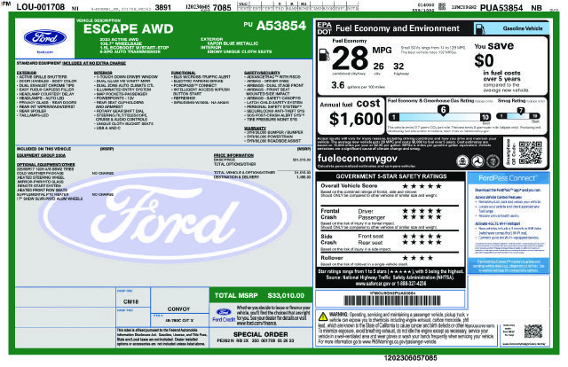 Certified 2023 Ford Escape Active AWD/4WD image 31