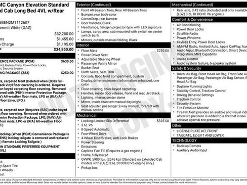 Used 2021 GMC Canyon Elevation Standard w/ Convenience Package image 33