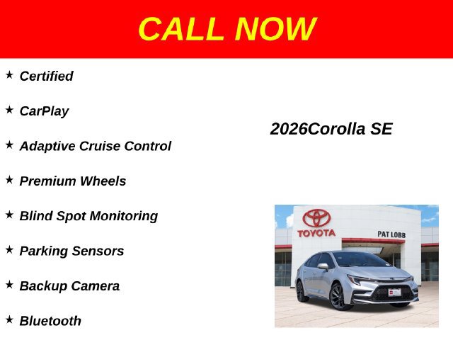 Certified 2026 Toyota Corolla SE FWD image 34