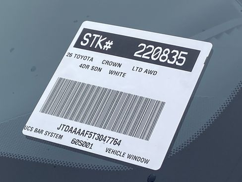 New 2026 Toyota Crown Limited image 24