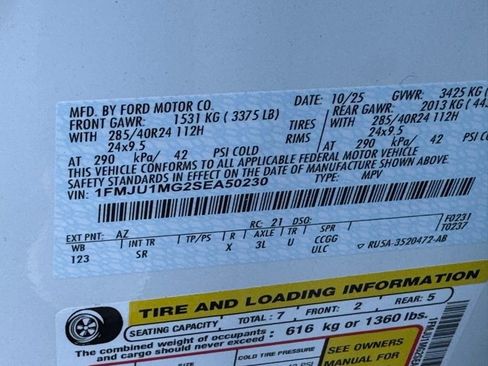 New 2025 Ford Expedition Platinum w/ Platinum Ultimate Package image 46