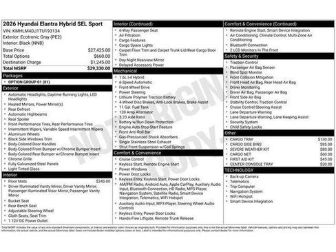New 2026 Hyundai Elantra SEL FWD image 33