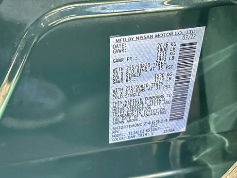 Used 2022 Nissan Pathfinder Platinum w/ Cargo Package image 29