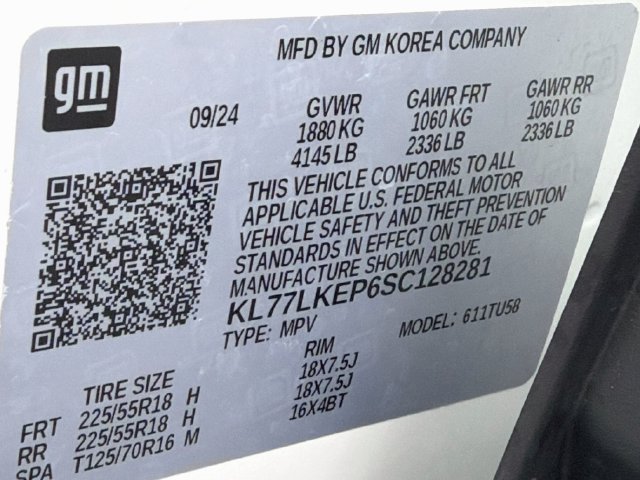 Used 2025 Chevrolet Trax ACTIV w/ Sunroof Package FWD image 13