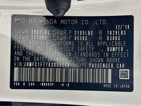Used 2019 Honda Civic EX-L image 31