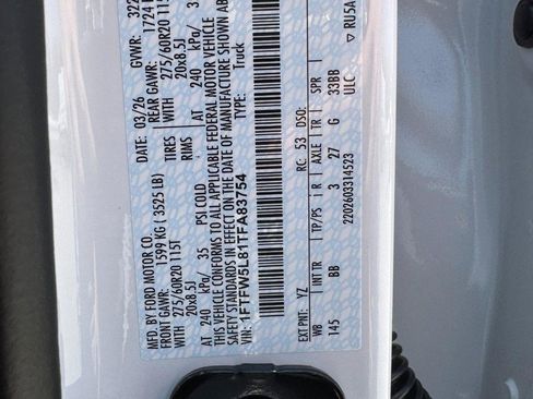 New 2026 Ford F150 Lariat w/ Equipment Group 501A Mid AWD/4WD image 16