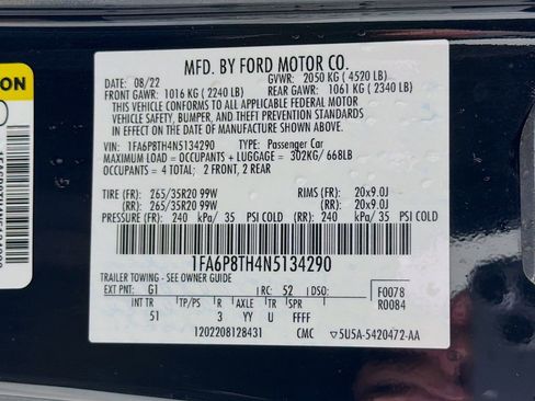 Used 2022 Ford Mustang Premium w/ Equipment Group 201A RWD image 32
