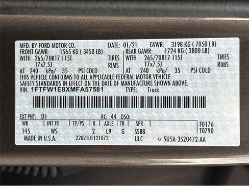 Used 2021 Ford F150 XL w/ Trailer Tow Package image 12